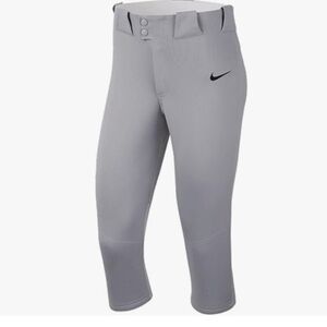Nike 3/4 Length Vapor Select Softball Pants Gray Size Medium